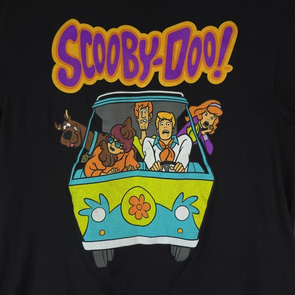 Scooby Doo & Gang Mystery Machine Delta Pro Weight Tag Size Large T-Shirt Y2K - Picture 3 of 9